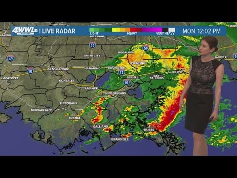 New Orleans Weather: Severe storms move out, drying out Monday afternoon