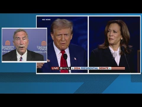 'Kind of unhinged' | Political expert weighs in on the Trump-Harris debate