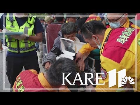 New video shows rescue in Taiwan
