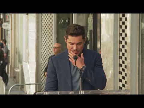Zac Efron honors Matthew Perry during his Hollywood Walk of Fame ceremony