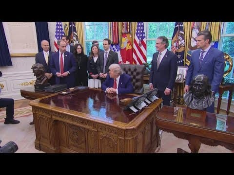 Trump meets with republicans on budget bill