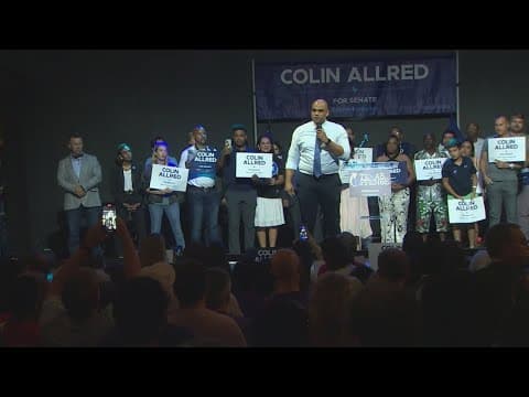 Rep. Colin Allred holds campaign event in Houston