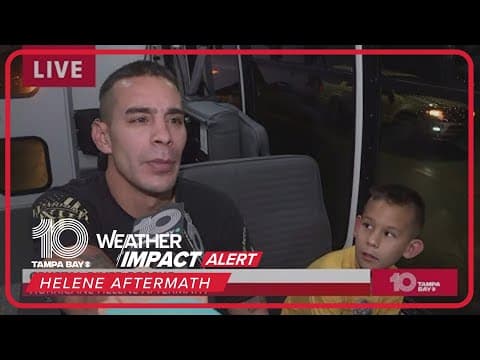 Water rescues taking place in Crystal River after Helene's landfall