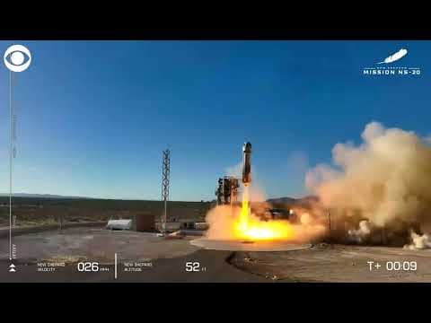 Blue Origin launches crewed New Shepherd spacecraft
