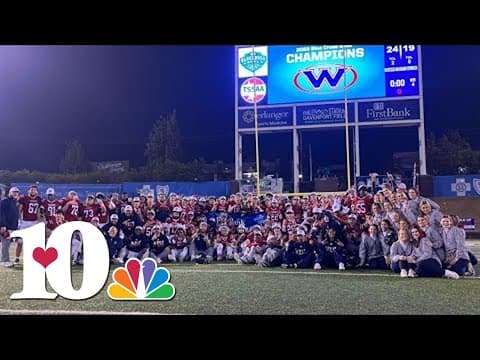 West High football wins back-to-back state championships in thrilling finish