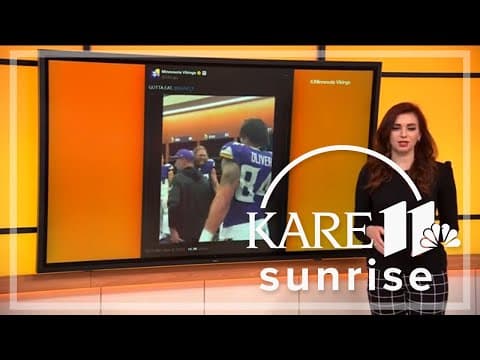 Vikings celebrate win after rough start