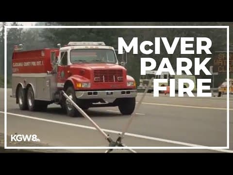 Residents on high alert as the McIver Park fire continues to burn