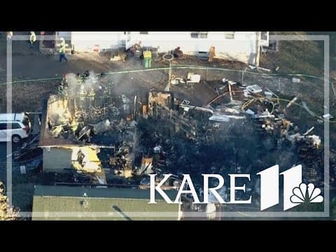 Reported explosion, fire level home in South St. Paul