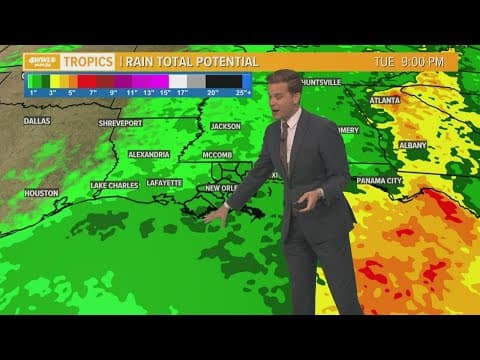 New Orleans Weather: Daily chances for rain through the week