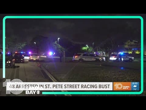 48 arrested in St. Pete street racing bust