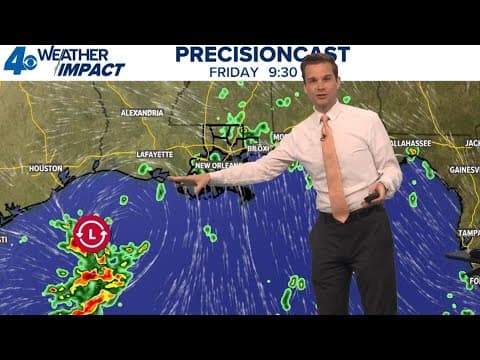 Tropical Weather Impact:  Tropical disturbance has low chance of development in Gulf