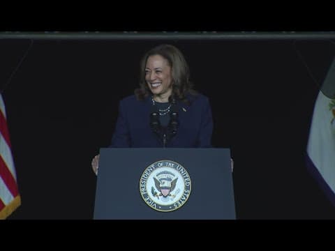 Vice President Kamala Harris speaks at convention for Black sorority during Houston visit