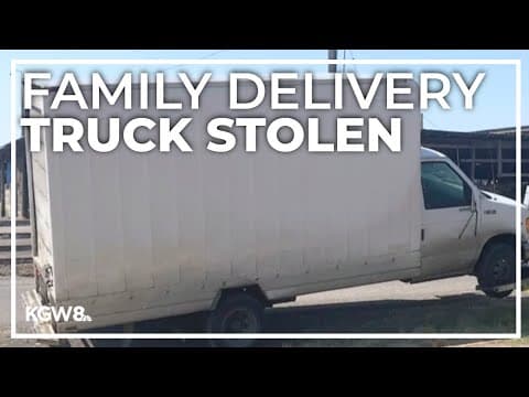 Family's stolen delivery truck found