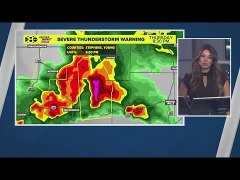 DFW Weather: Tracking thunderstorms entering North Texas
