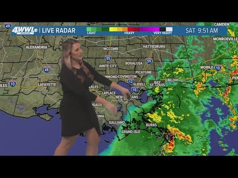 Drier this afternoon after showers Saturday morning