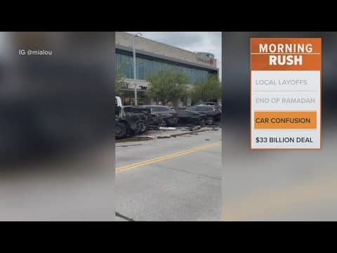 G Wagon hits several parked cars in Frisco