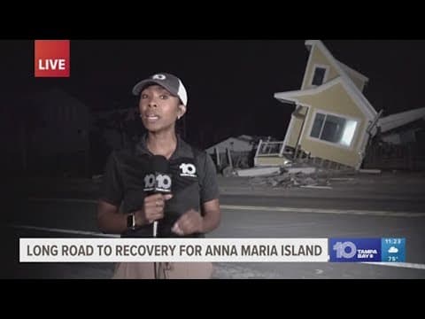 Rod & Reel Pier restaurant on Anna Maria Island swallowed in Gulf during Hurricane Milton
