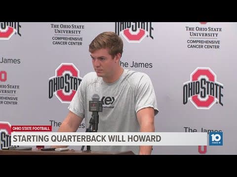 Will Howard press conference | Ohio State-Michigan State week