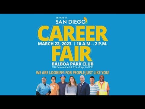 City of San Diego hosting Career Fair on March 22