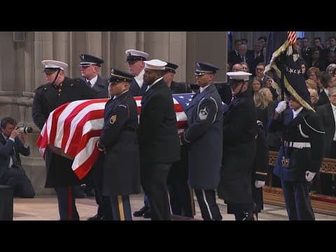 Former President Jimmy Carter celebrated in state funeral