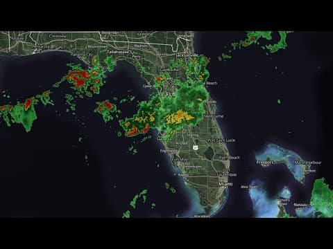 LIVE RADAR: Showers and storms moving through Tampa bay