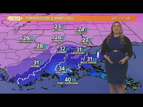 Saturday morning weather update: cold start to the weekend