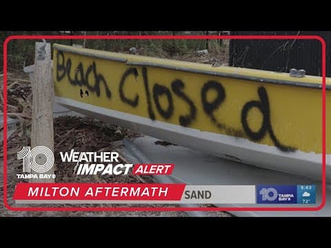 Scattered sand litters the Tampa Bay region after hurricanes. Here's where it all goes