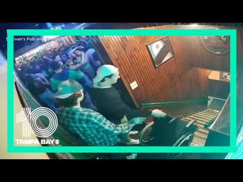 Son of former NHL player seen on video pushing woman's wheelchair down stairs