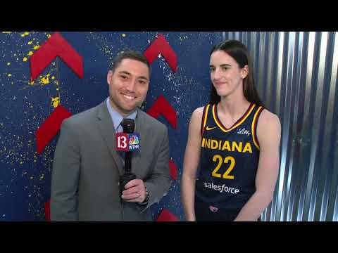 1-on-1 with Indiana Fever's Caitlin Clark at Media Day