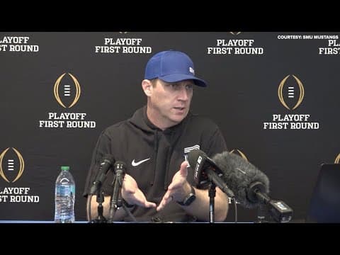 SMU Head Football Coach Rhett Lashlee wants to eliminate December Transfer Portal window