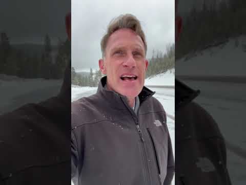 Snow is Still Falling in Colorado on May 19, 2025