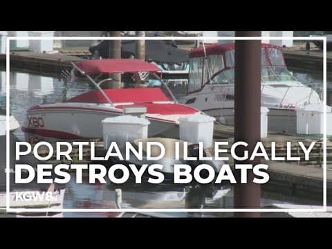Portland Parks illegally destroyed 6 boats from public docks, report finds
