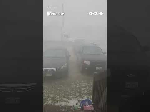 Tornado-warned storms hit southeast Texas today