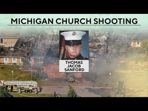 Gunman dead after attack on Michigan church