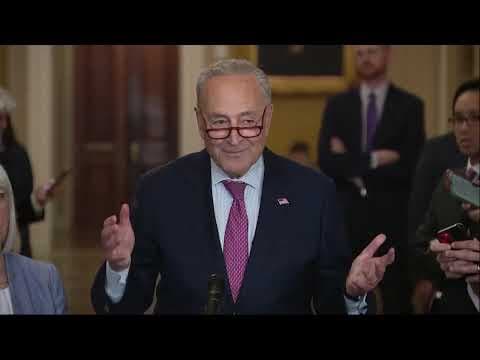 'I'm with Joe': Senate Majority Leader Chuck Schumer is steadfast in support of President Biden