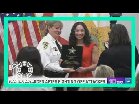Florida woman awarded after fighting off attacker in gym