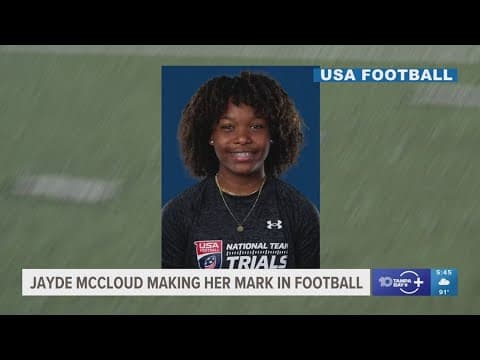 Jayde McCloud: How she's living up to her family's football legacy