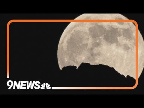 First supermoon of the year is Monday night