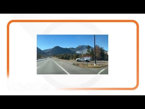 Wildfire burning on forest service land west of Interstate 70 near Frisco