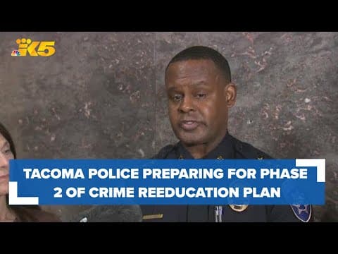 Tacoma police preparing for phase 2 of Crime Reeducation Plan