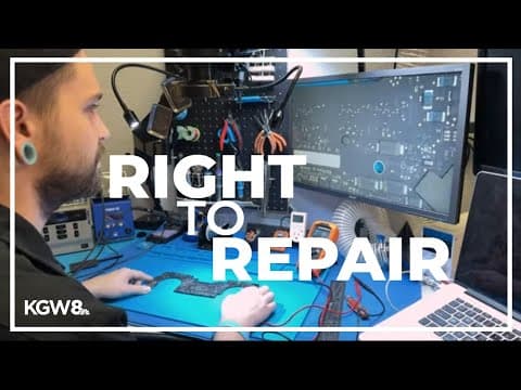 Oregon legislature passes Right to Repair Act for consumer electronic devices