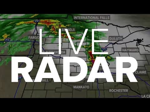 LIVE RADAR: Heavy rain falls across parts of Minnesota