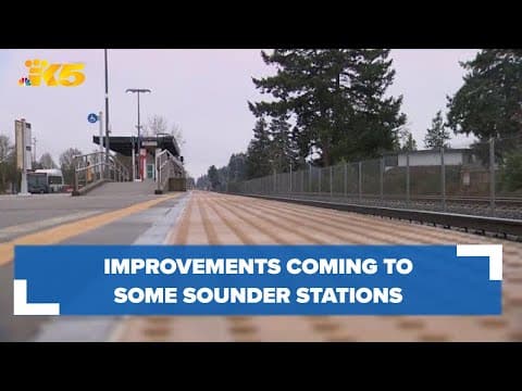 Sounder stations in Pierce County sees funding for improvements