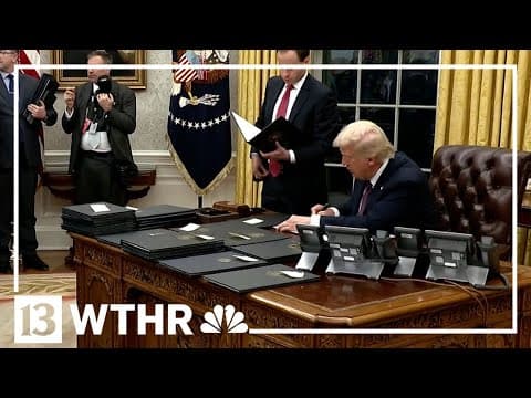 President Trump issues warning to world to make products in America or face tariffs