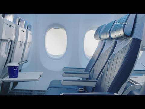 Southwest Airlines debuts new cabin interior with premium seating