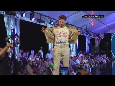 Washington Wizards walk the runway at fashion show