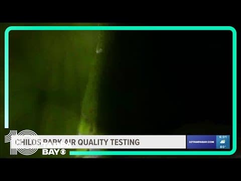 Chemists test air quality in Childs Park after strange smell circulates