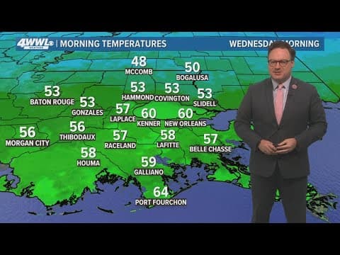 Monday 5PM First Weather: Cold, rainy conditions overnight, warmup then drop before Thanksgiving