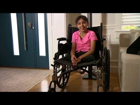 Girl from Gaza, who lost both of her legs, arrives in Seattle for prosthetics