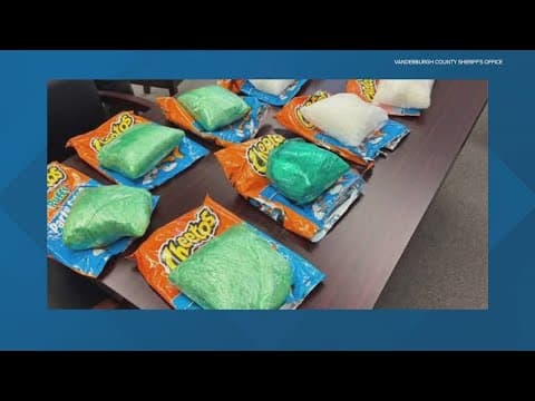 40 pounds of meth found in Cheetos bags, 2 people arrested in southern Indiana